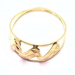 Anel de ouro amarelo 18k - 2ANO0068